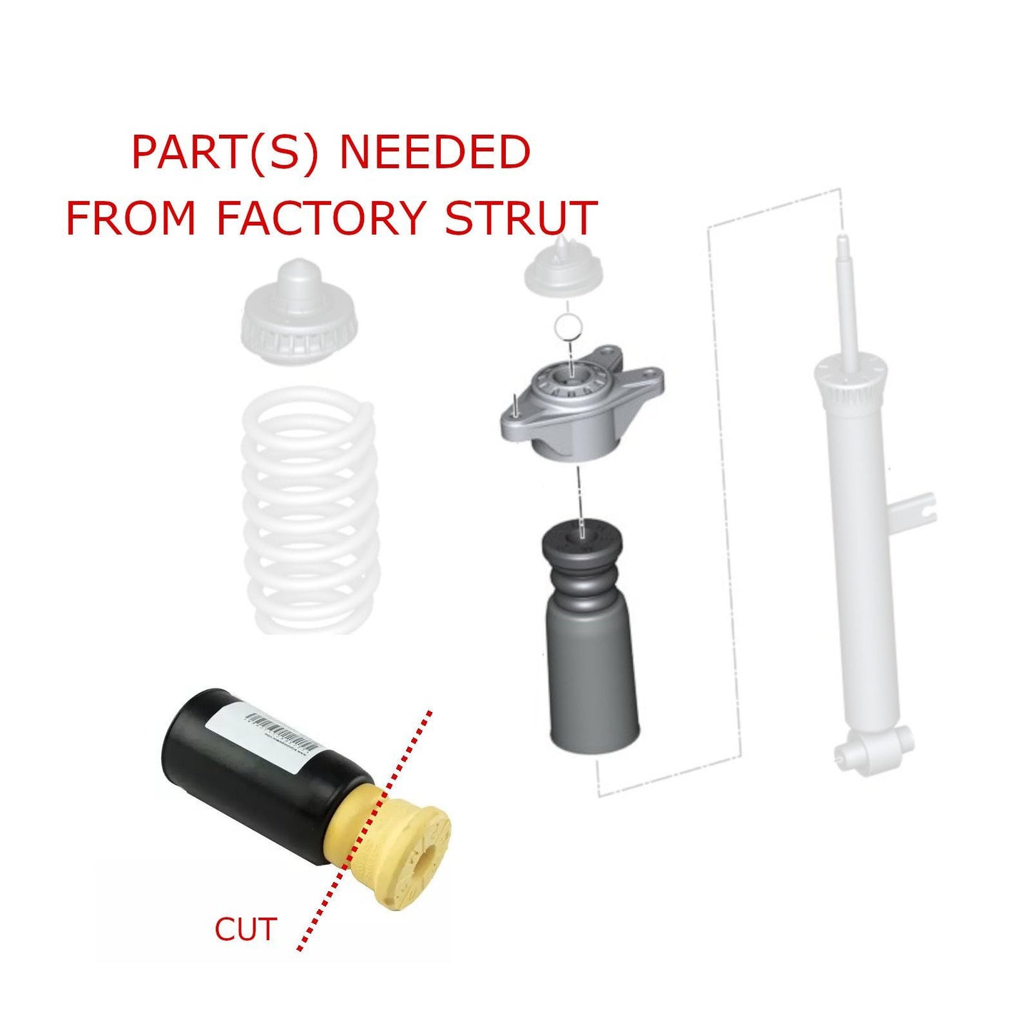 GODSPEED PROJECT | BMW 230i (G42) Mono-Air Strut Lowering Kit (2022–2025)