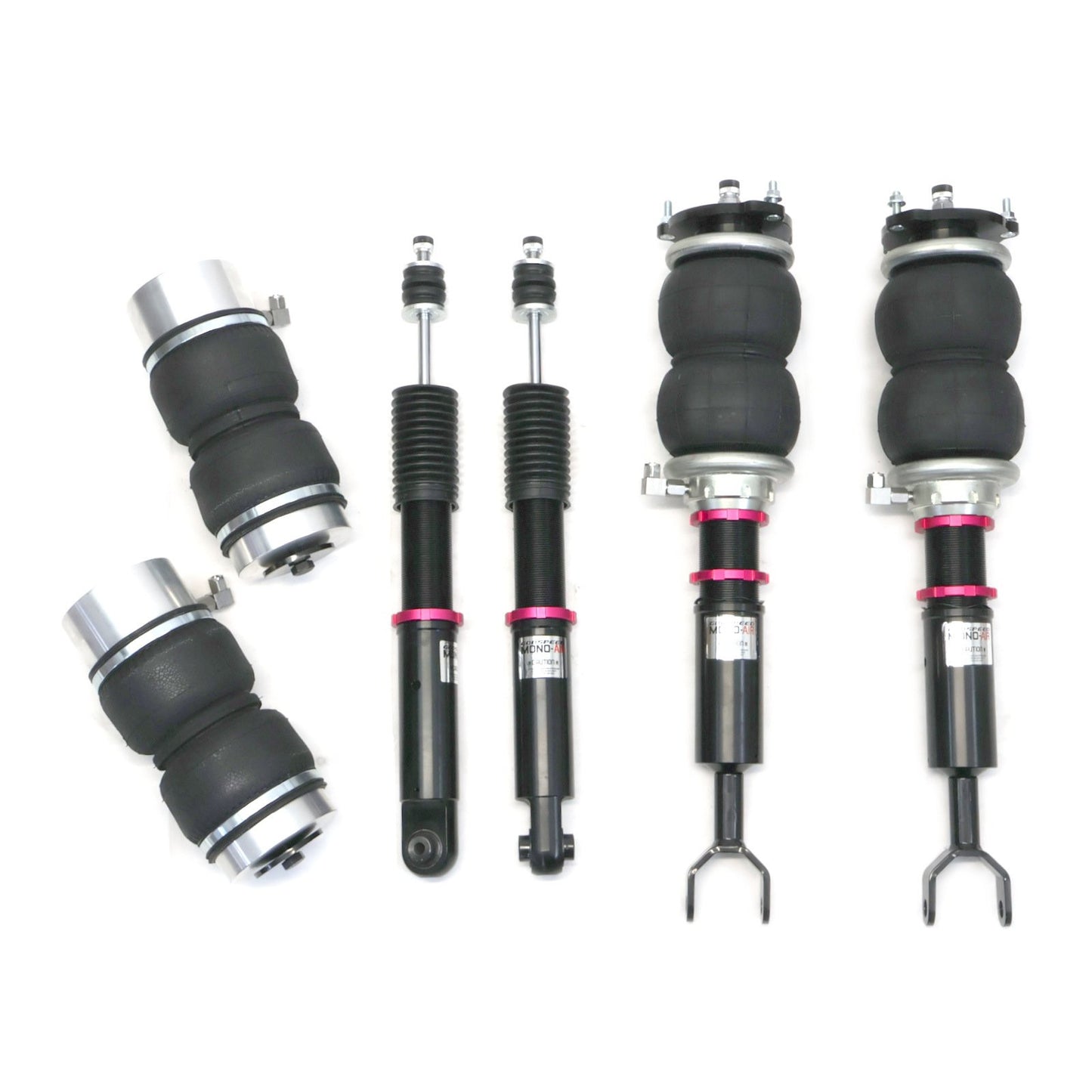 GODSPEED Mercedes-Benz E-Class RWD (W211) 2003–2009 Mono-Air Strut Lowering Kit