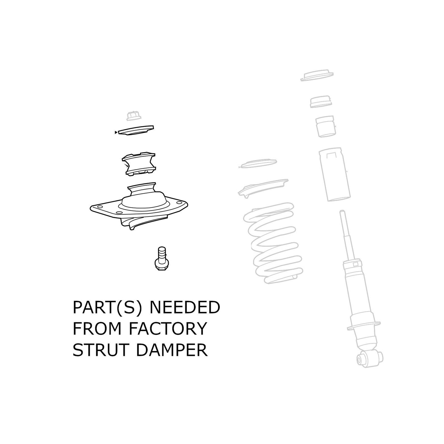 GODSPEED PROJECT CHEVROLET CAMARO MONO-AIR STRUT LOWERING KIT | 2010–2015