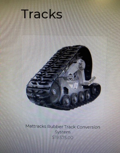 Mattracks for Roxor full track kit
