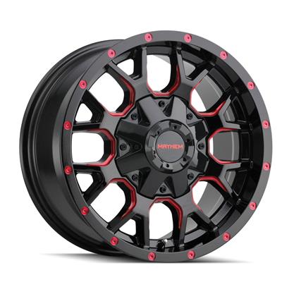 WHEEL ALUM GLOSS BLACK 17X9