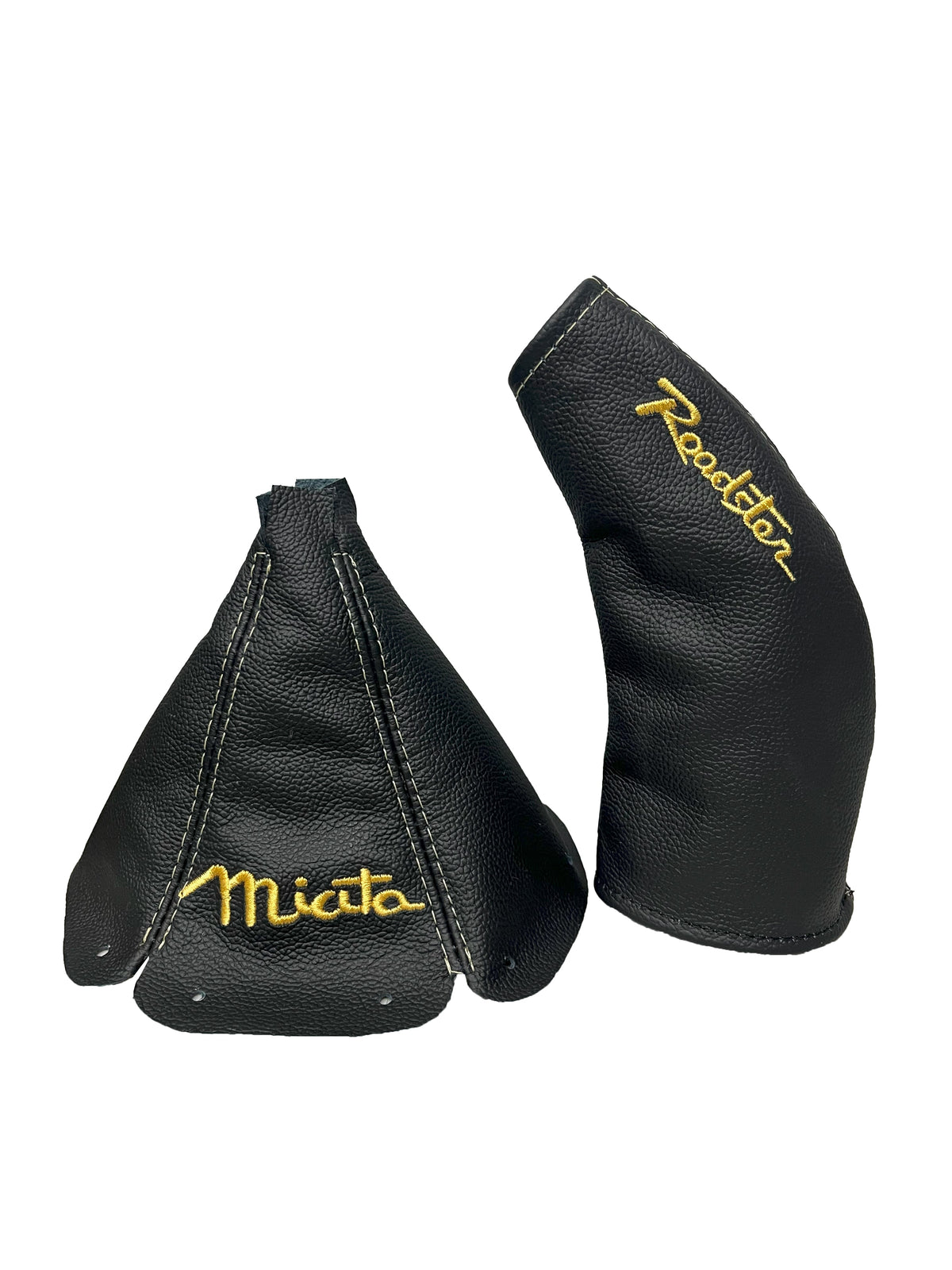 Embroidered Leather Handbrake & Shift Boot Cover For 1989-1997 MAZDA MIATA MX-5