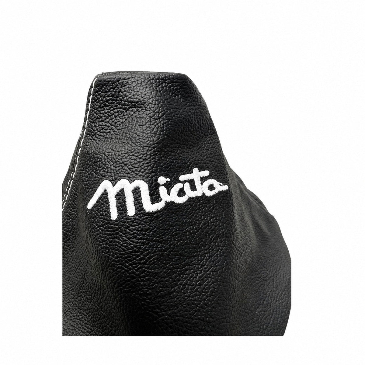 Custom Embroidery Leather Shift Boot Cover For Mazda MX-5 MK1 2005 2006 2007 2008 2009