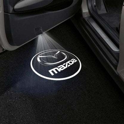 Mazda 3 Door Stick On Puddle Lights Various Designs 2003-2026
