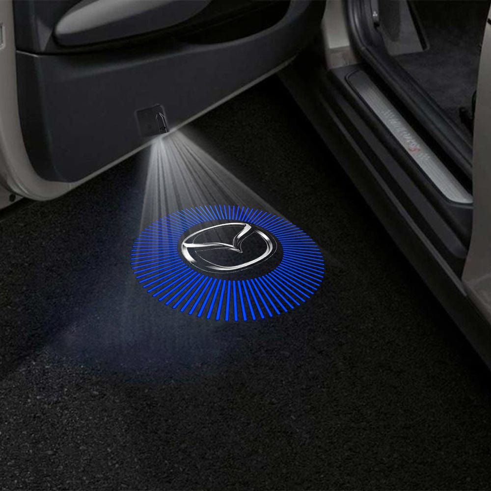 Mazda 3 Door Stick On Puddle Lights Various Designs 2003-2026