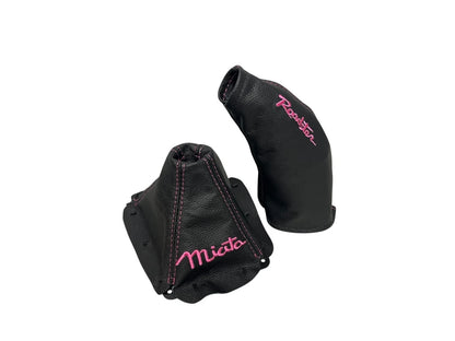 Embroidery Genuine Leather Handbrake & Shift Boot Cover For MZADA MK1 MX-5 1998-2005 (Copy)