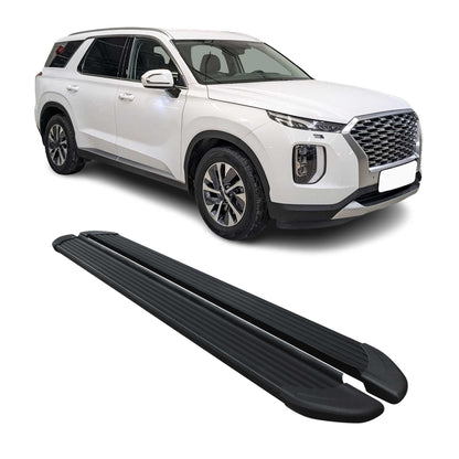 2020-2025 Hyundai Palisade Running Board Nerf Bar Side Step Black 2 Pcs
