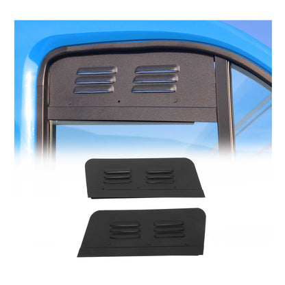 2015-2026 Ford Transit Car Ventilation Window Air Vent Aluminium Black 2Pcs