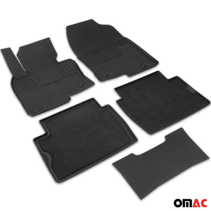 2017-2025 Mazda CX-5 2.gen Floor Mats Liners Full Set All Weather Black