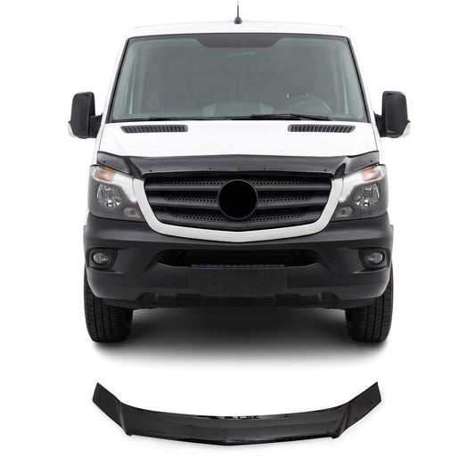2014-2018 Mercedes Sprinter W906 Front Bug Shield Hood Deflector 1 Pc Smoke