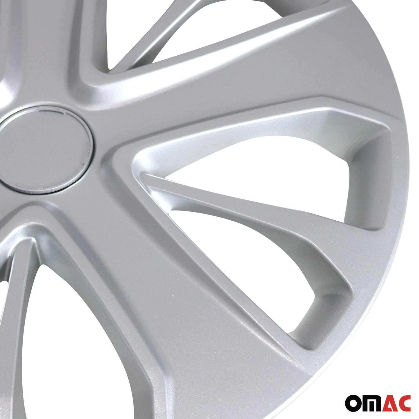 Hawaii Hub Caps Wheel Cover 15" Silver Full Set 4 pcs.