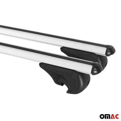 2014-2023 Jeep Cherokee Roof Rack Cross Bars Silver