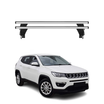2017-2026 Jeep Compass Roof Rack Cross Bars Silver