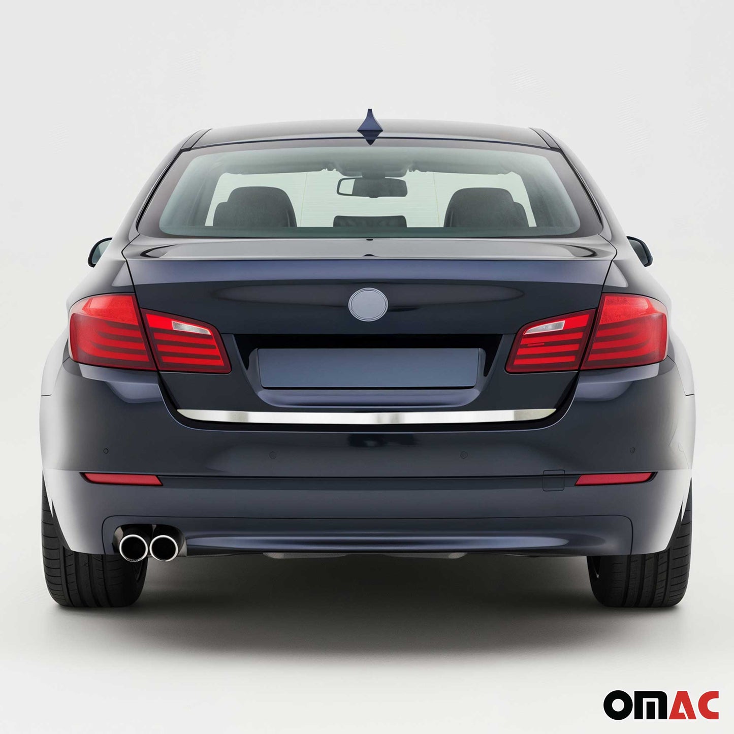 2011-2016 BMW 5 Series F10 Sedan Rear Trunk Lid Molding Trim Brushed Stainless Steel