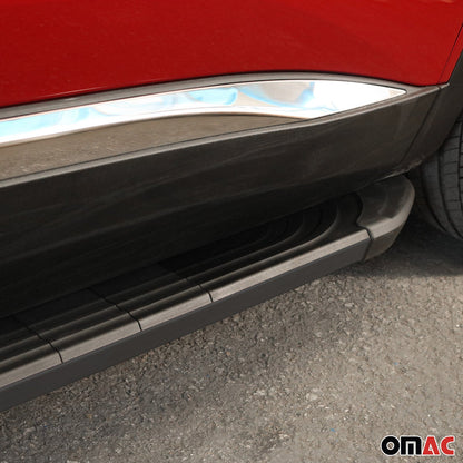 2018-2024 Mitsubishi Eclipse Cross Running Boards Side Steps Black