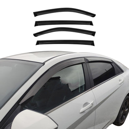 2011-2015 Kia Optima Window Visor Vent Rain Deflector 4Pcs Smoke