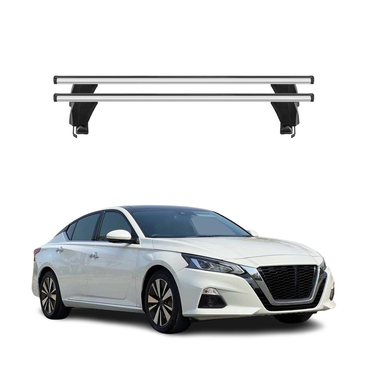 2019-2026 Nissan Altima Roof Rack Cross Bars Silver