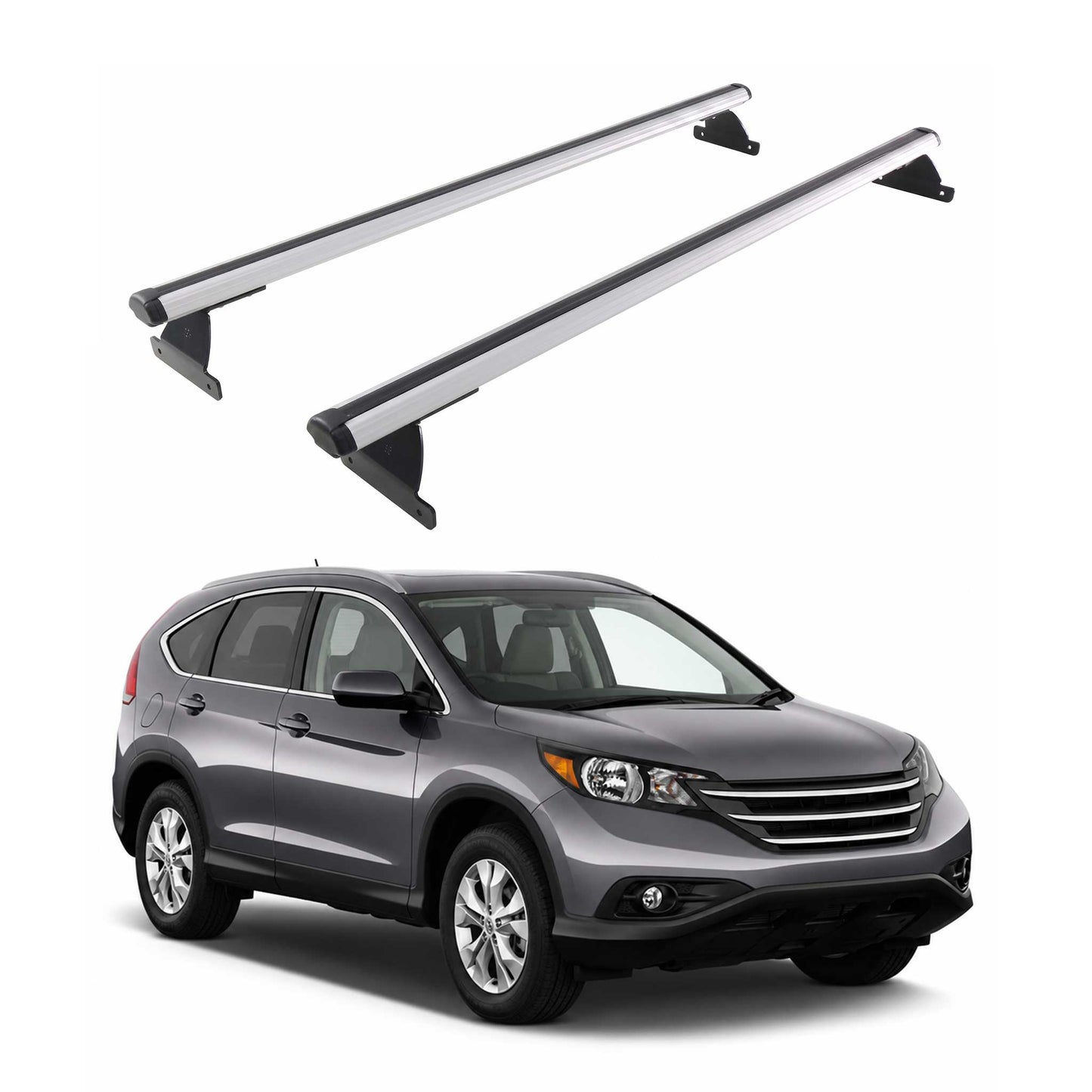 2012-2016 Honda CR-V Roof Rack Cross Bars Silver