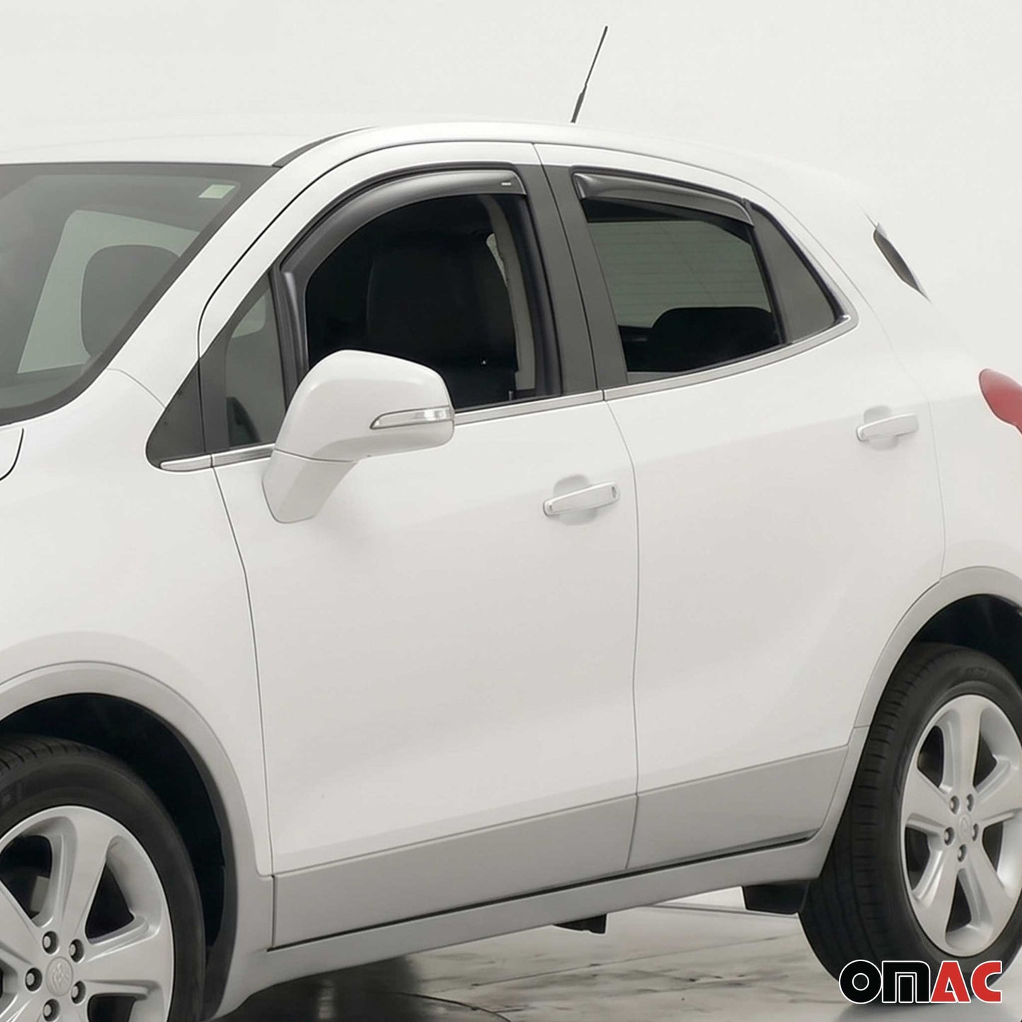 2013-2022 Buick Encore Window Visor Vent Rain Deflector 4Pcs Smoke