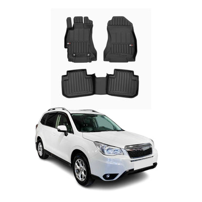 2014-2018 Subaru Forester IV Premium Floor Mats Liners Full Set All Weather Heavy Duty