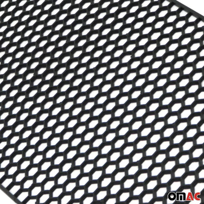 39.37"x 9.44" Trimmable Black ABS Plastic Honeycomb Mesh Grill Spoiler Bumper