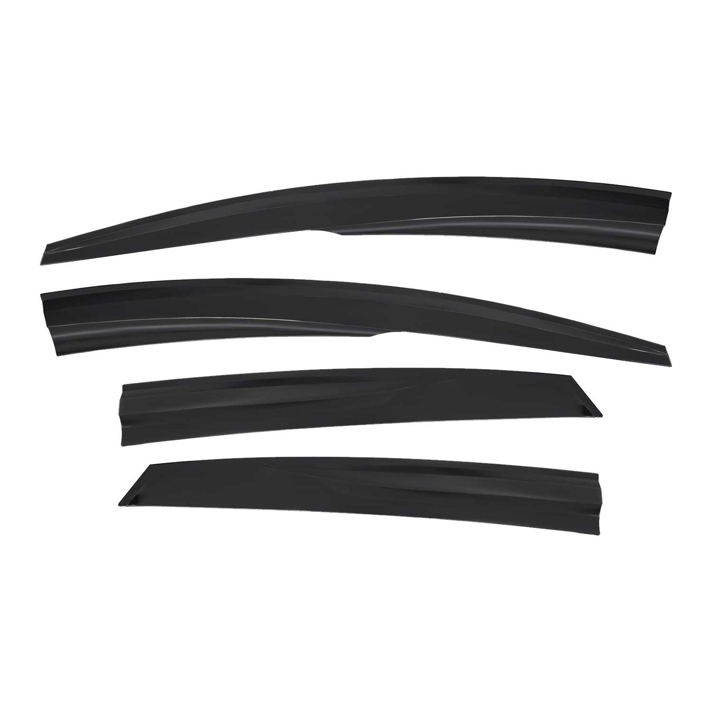 2012-2018 Ford Focus Window Visor Vent Rain Deflector 4Pcs Smoke