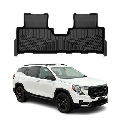 2018-2024 GMC Terrain / Terrain Denali Premium Floor Mats Liners Second Row Rear Black