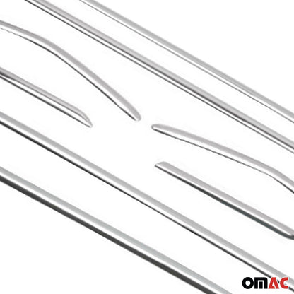 2012-2018 Ford Focus Hatchback 3.gen Window Molding Trim Streamer Stainless Steel Silver Chrome 8Pcs