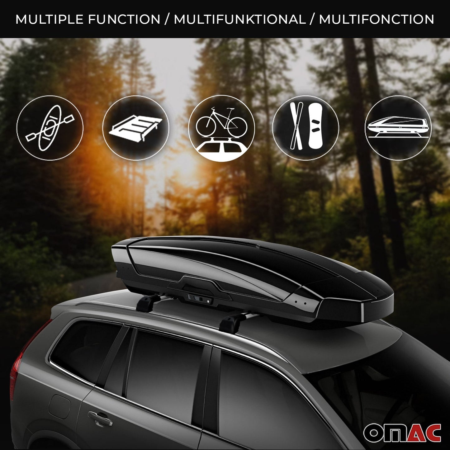 2023-2026 Alfa Romeo Tonale Roof Rack Cross Bars Silver