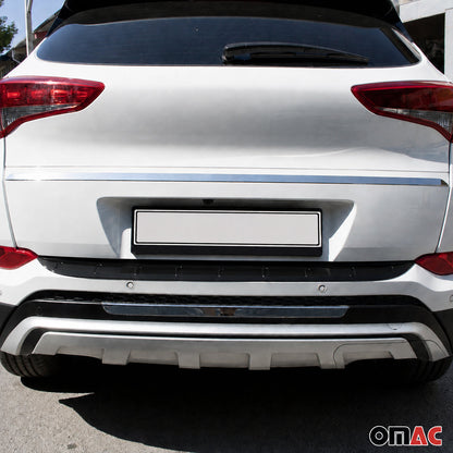 2016-2018 Hyundai Tucson Rear Bumper Guard Acrylic Black