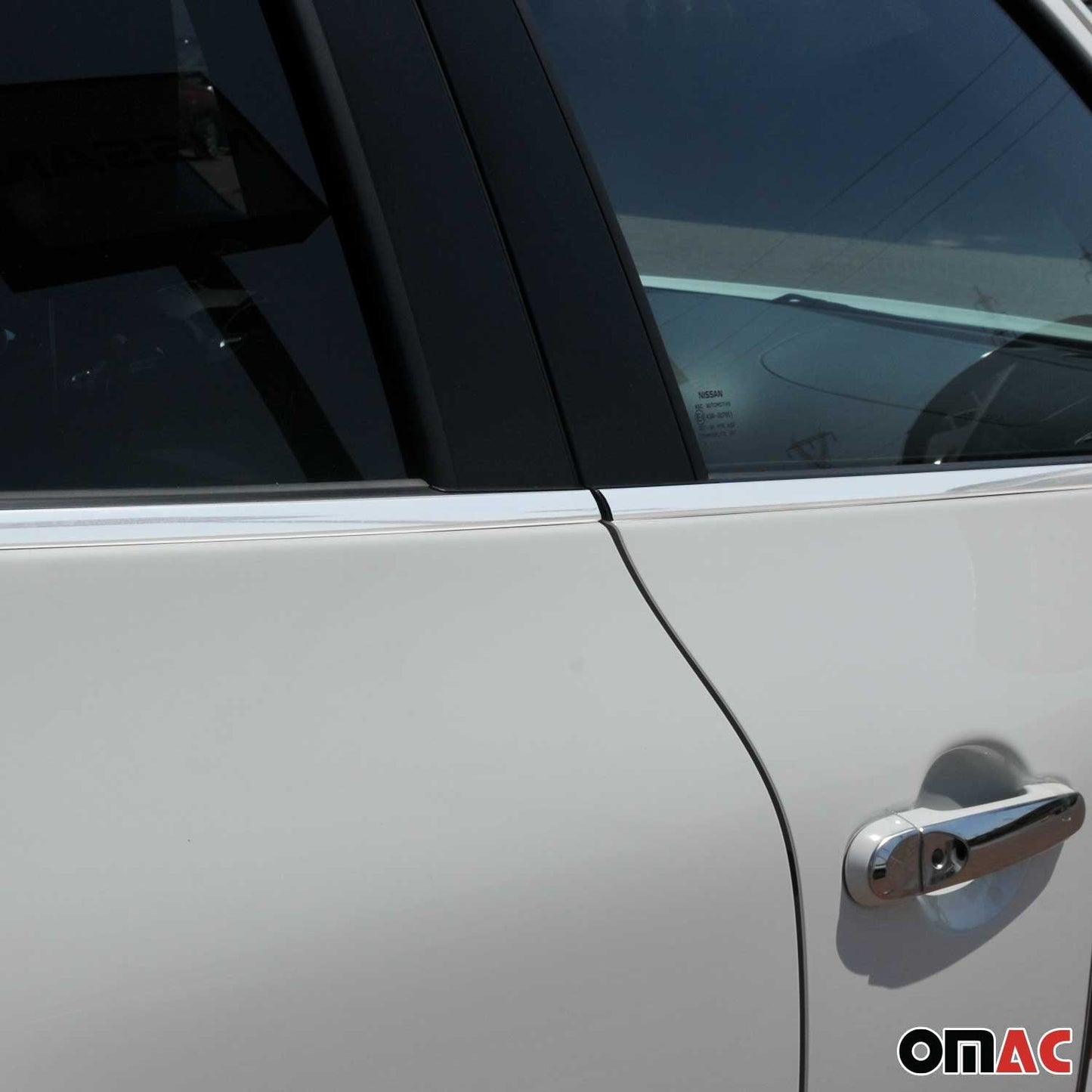 2011-2017 Nissan Juke Window Molding Trim Streamer Brushed Stainless Steel Silver 4Pcs