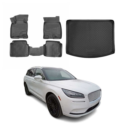 2020-2026 Lincoln Corsair Floor Mats & Cargo Liner Full Set Black