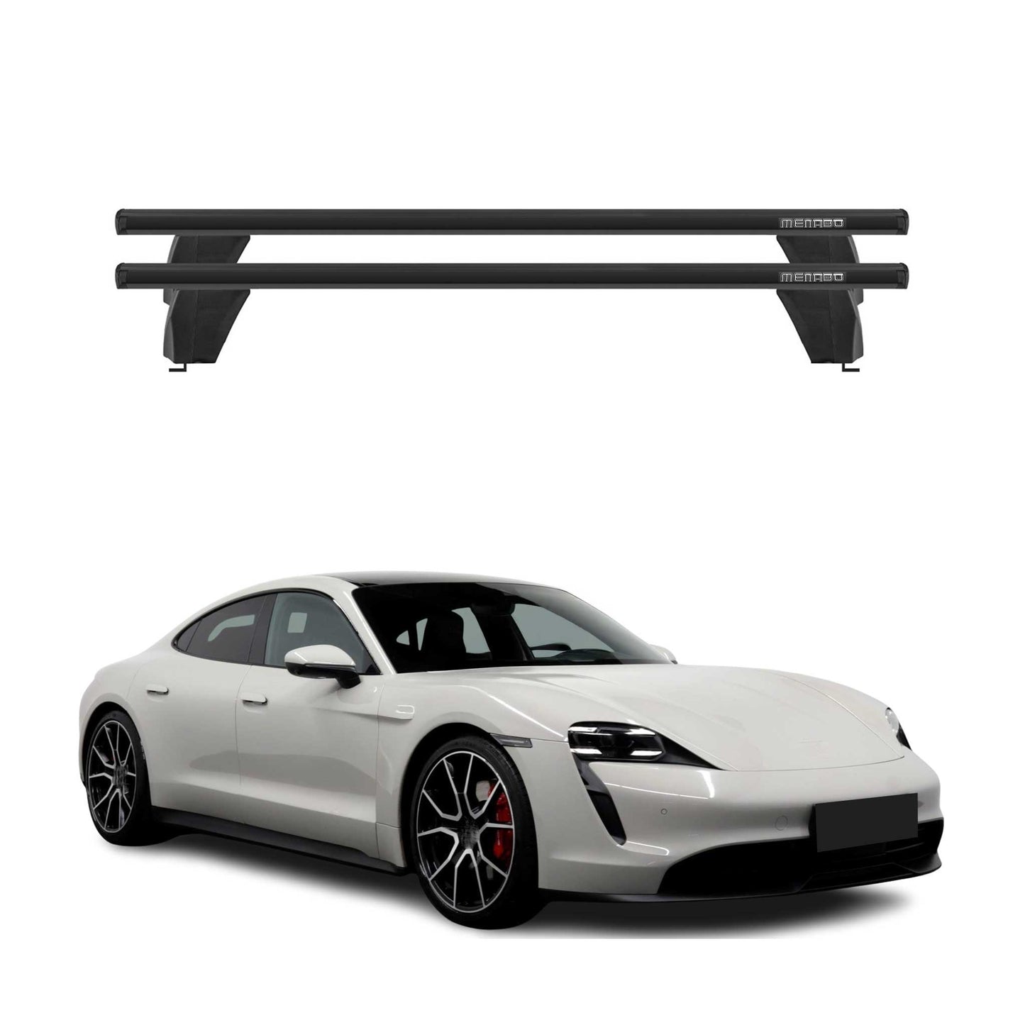 2020-2026 Porsche Taycan Roof Rack Cross Bars Black