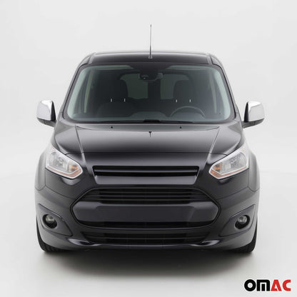 2014-2019 Ford Transit Connect Pre-FL Side Mirror Cover Caps Chrome Silver 2 Pcs