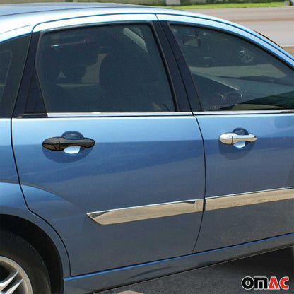 2000-2007 Ford Focus Hatchback Car Door Handle Cover Protector Stainless Steel 4 Pcs