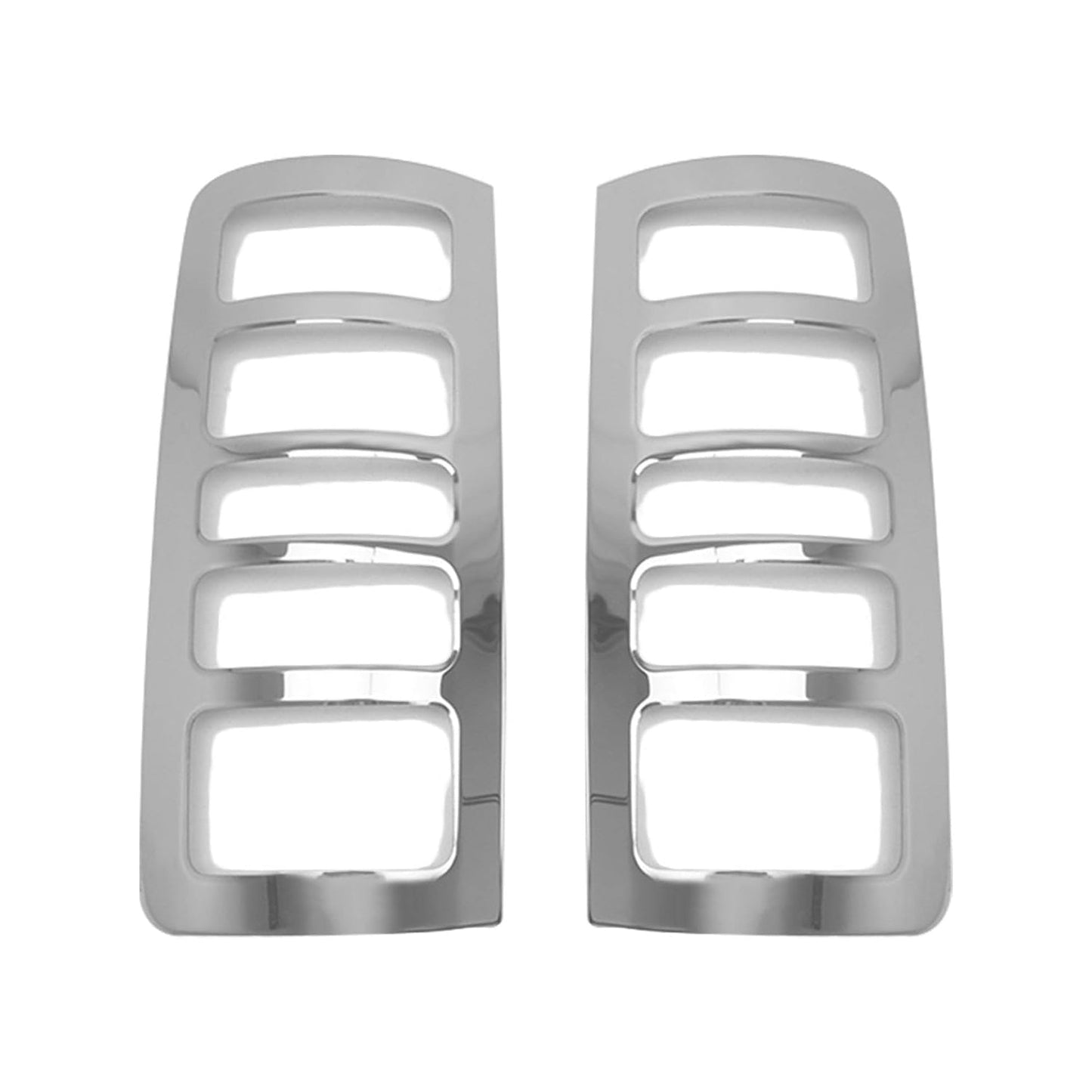 2010-2013 Ford Transit Connect Trunk Tail Light Trim Frame Stainless Steel Silver 2Pcs