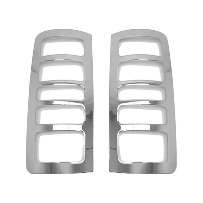 2010-2013 Ford Transit Connect Trunk Tail Light Trim Frame Stainless Steel Silver 2Pcs