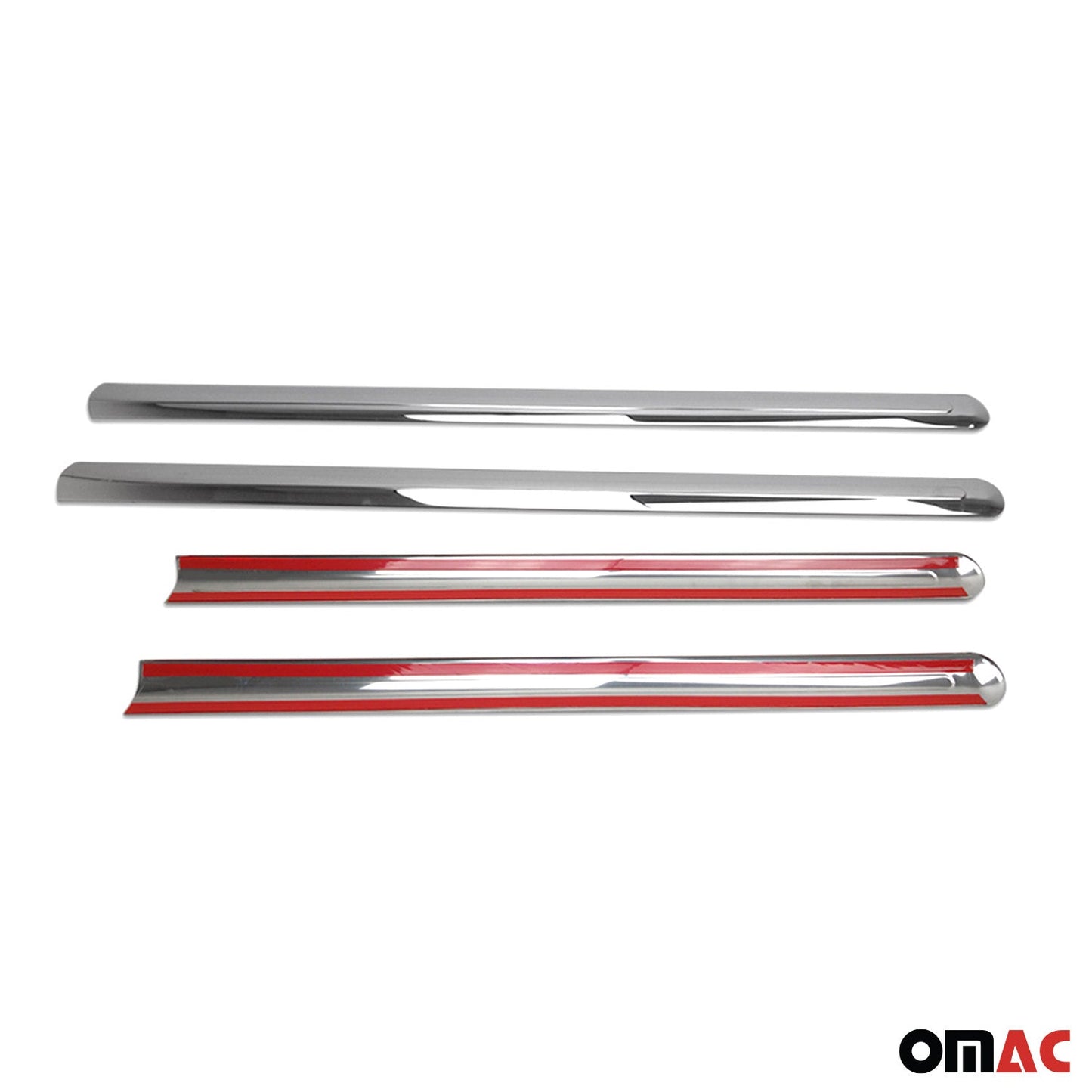 2010-2013 Ford Transit Connect L2 Long Side Door Molding Trim Stainless Steel Silver