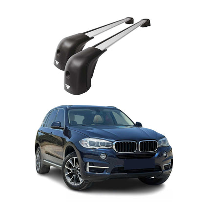 2014-2026 BMW X5 F15 / X5 G05 Roof Racks Cross Bars Silver