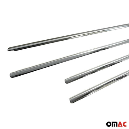 2011-2018 VW Jetta A6 Window Molding Trim Streamer Stainless Steel Silver 6 Pcs