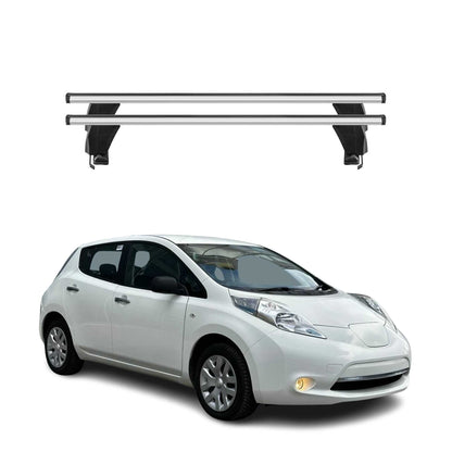 2011-2017 Nissan Leaf Roof Rack Cross Bars Silver