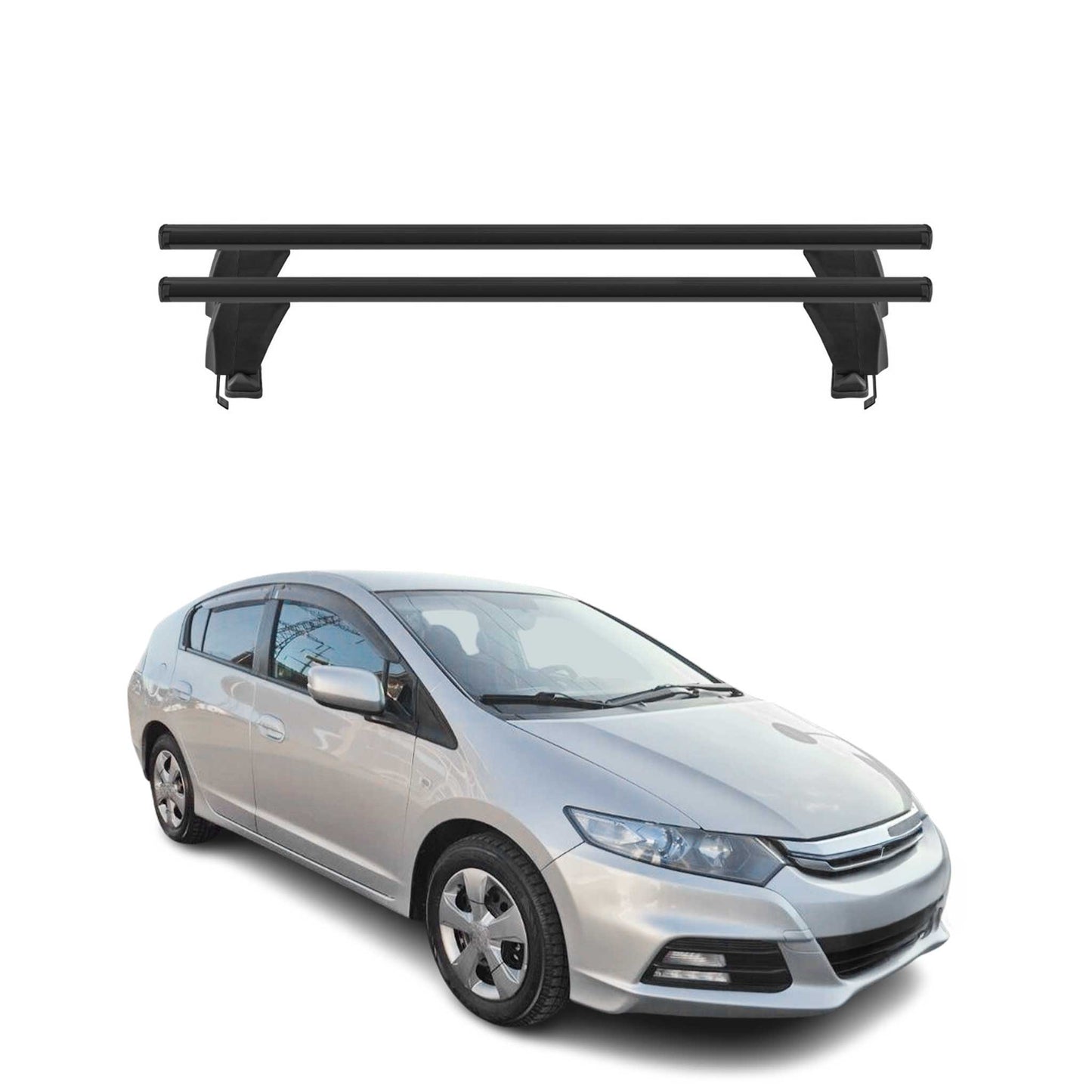 2010-2014 Honda Insight Roof Rack Cross Bars Black