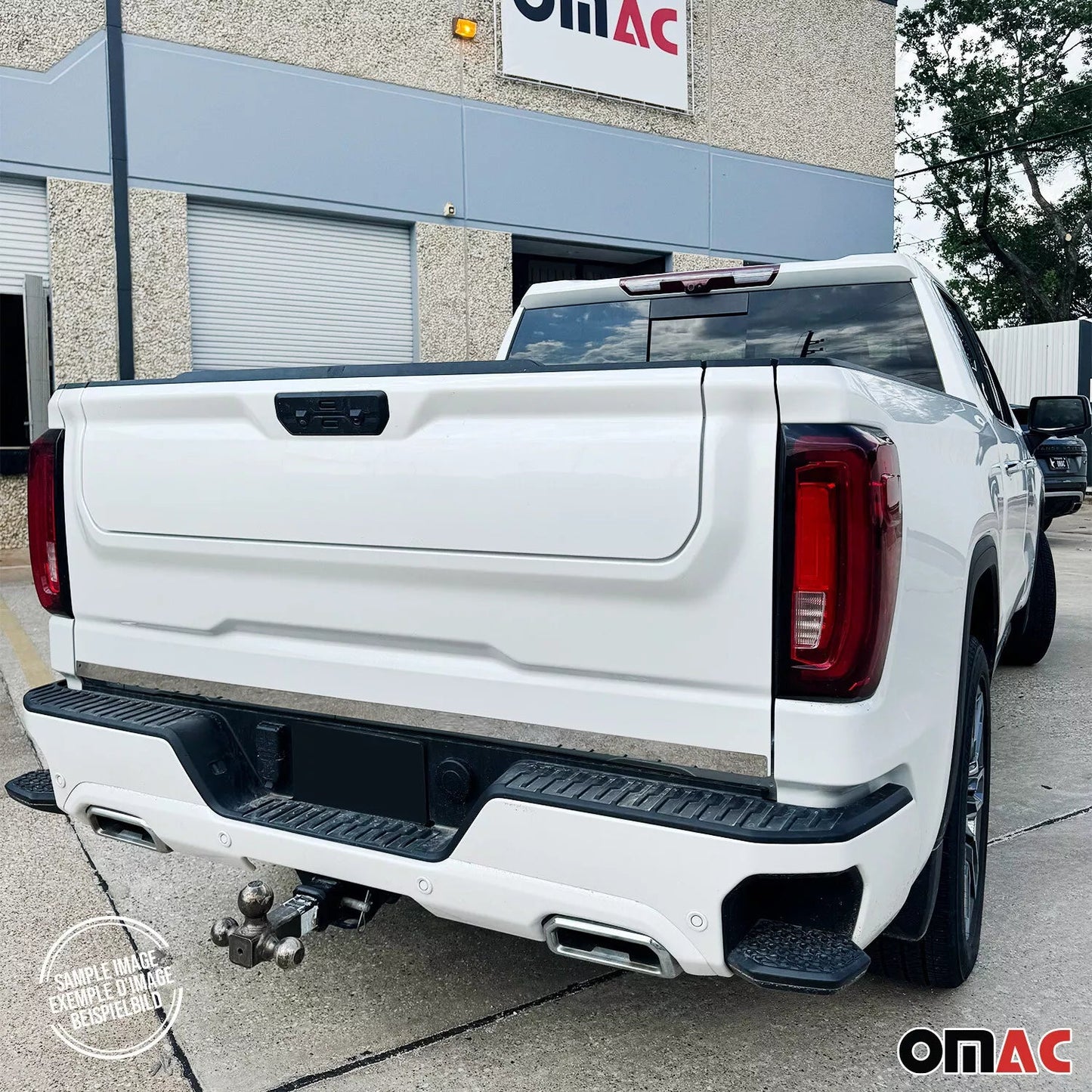 2014-2019 GMC Sierra 1500/2500/3500 HD Rear Trunk Molding Trim Stainless Steel Silver 1Pc