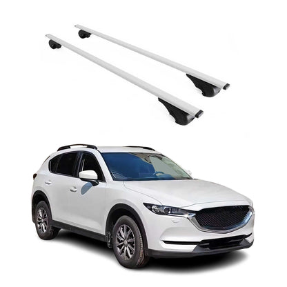 2017-2025 Mazda CX-5 2.gen Roof Rack Cross Bars Silver