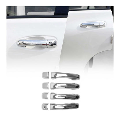 2016-2021 Toyota Land Cruiser Car Door Handle Cover Protector Stainless Steel 8 Pcs