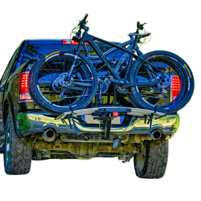 Hitch Mounted Foldable 2 Bicycle Carrier 2” Receiver Car Truck SUV