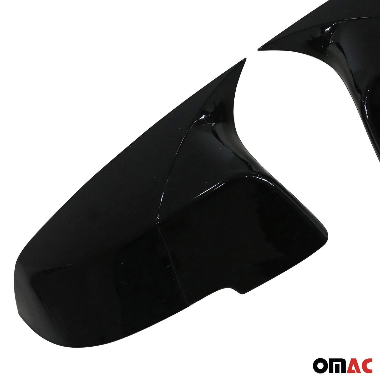 2014-2018 BMW 5 Series F10 F11 F18 2014-2018 FL Side Mirror Cover ABS Black Gloss 2Pcs