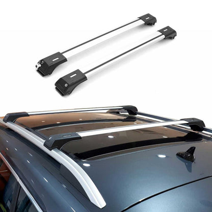 2014-2018 Subaru Forester IV Roof Rack Cross Bars Silver