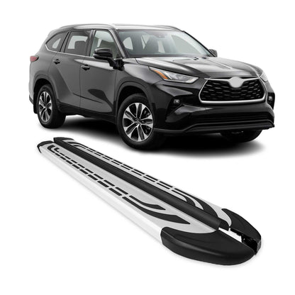 2020-2026 Toyota Highlander Nerf Bar Side Step Running Boards Alu 2x