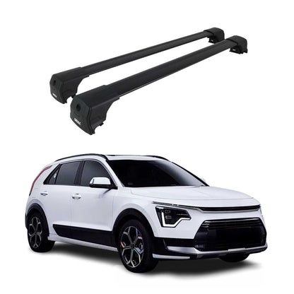 2023-2026 Kia Niro 2.gen Roof Rack Cross Bars Black